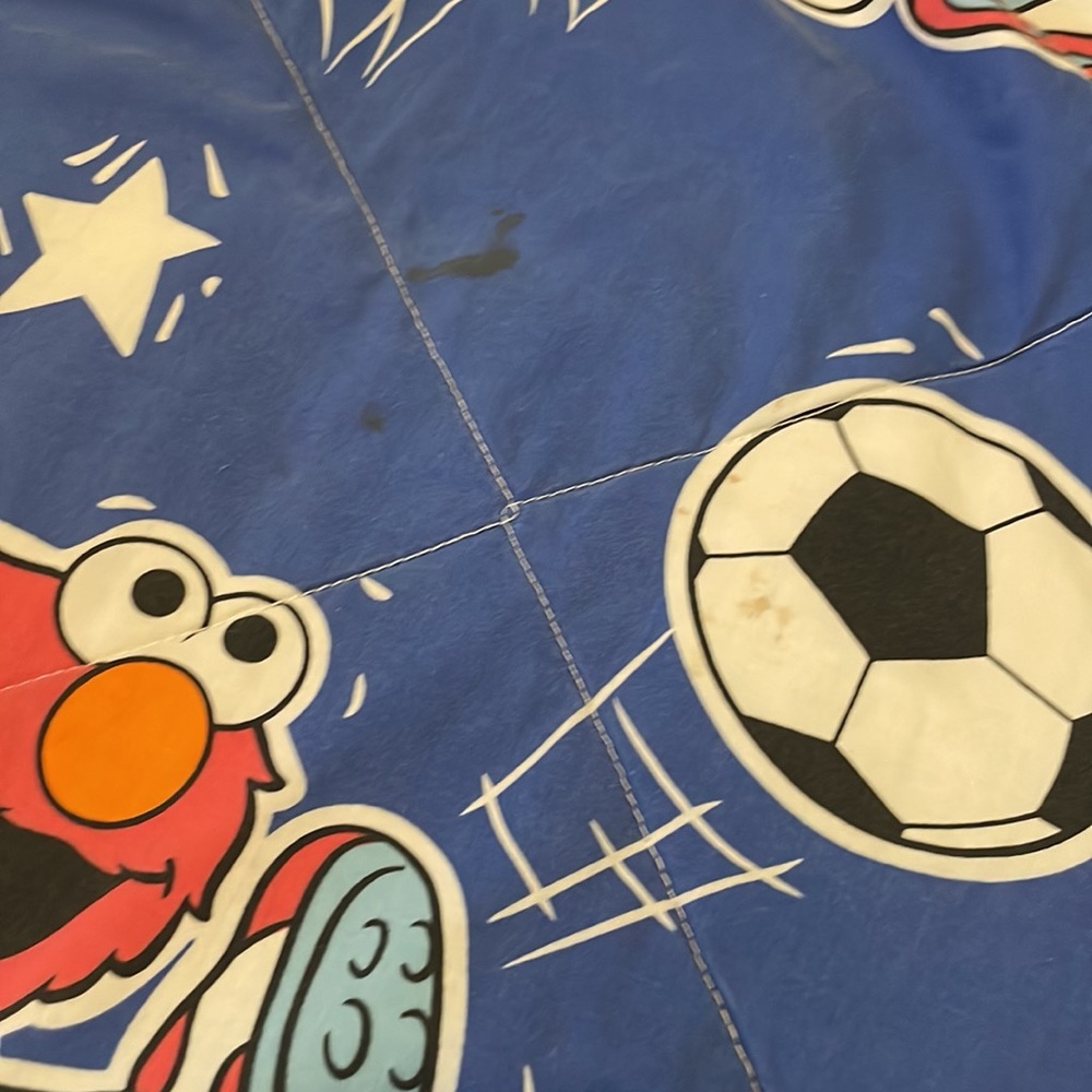 2005 Sesame Street Elmo Toddler Blanket - Picture 3 of 7